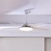 Lucande Loftventilatorer > LED-loftventilator Divian, hvid, DC, støjsvag, CCT