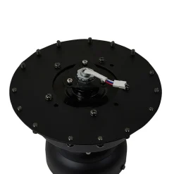 Lucande Loftventilatorer > LED-loftventilator Omendo, sort, DC, støjsvag, CCT