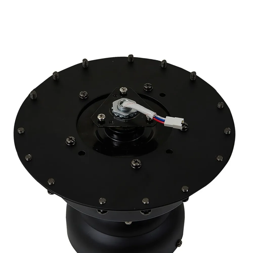 Lucande Loftventilatorer > LED-loftventilator Omendo, sort, DC, støjsvag, CCT