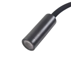 Lucande Væglamper|Væglamper > LED-læselampe Hetti, sort, metal, 14 cm høj