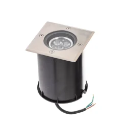 Lucande Terrassebelysning|Nedgravet Udebelysning > LED nedgravningslampe Jos, kantet, drejelig, IP67