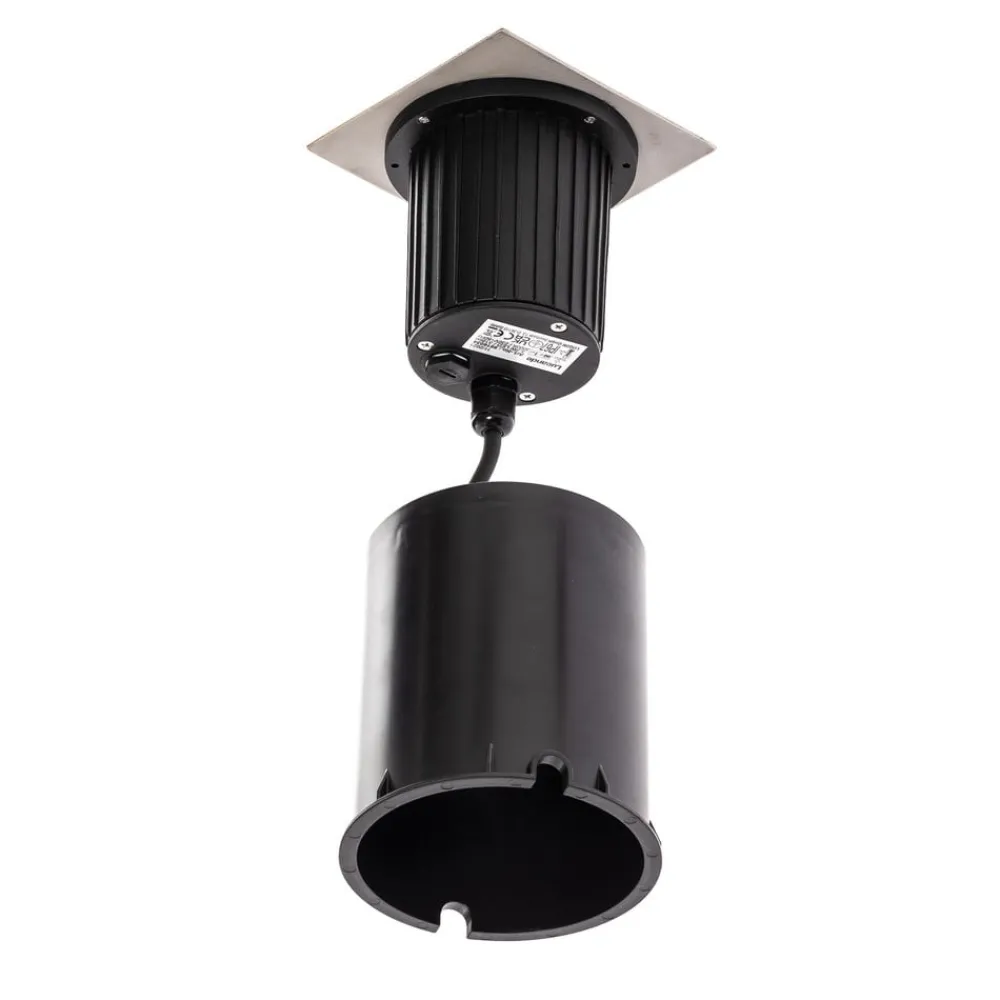 Lucande Terrassebelysning|Nedgravet Udebelysning > LED nedgravningslampe Jos, kantet, drejelig, IP67
