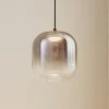 Lucande Pendellamper > LED-pendel Avelina, Ø 14cm , 1-lys. sort