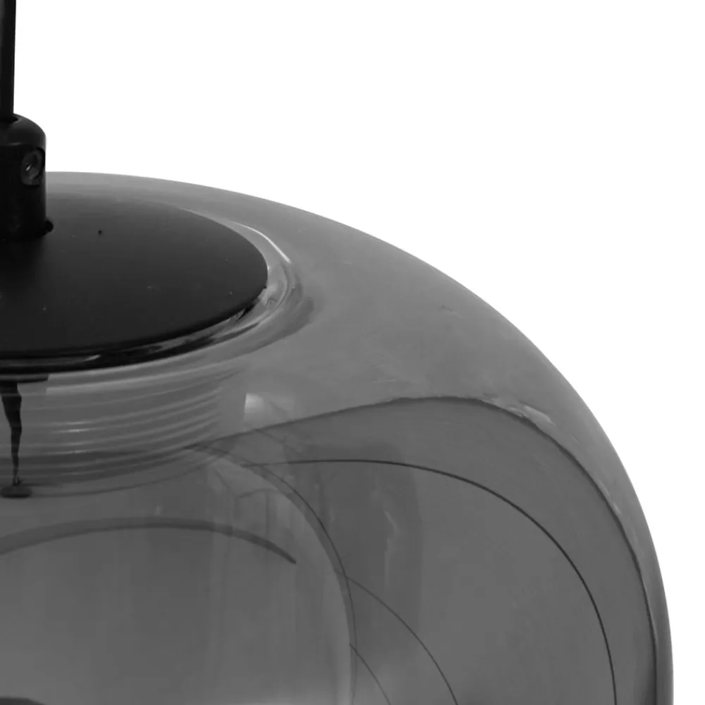 Lucande Pendellamper > LED-pendel Avelina, Ø 14cm , 1-lys. sort