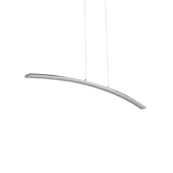 Arbejdsrum/Kontor|Pendellamper ^ Lucande LED-pendellampe Lorian, 99 cm, krom, metal