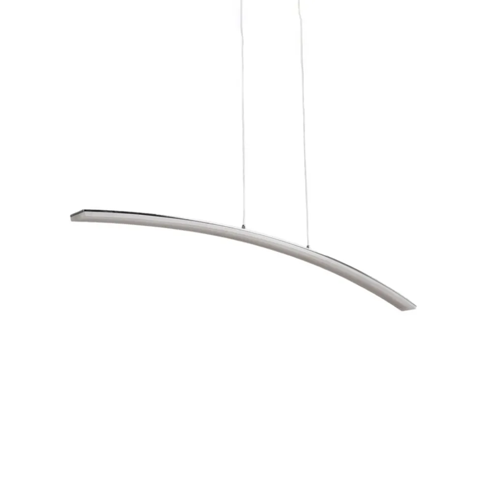 Arbejdsrum/Kontor|Pendellamper ^ Lucande LED-pendellampe Lorian, 99 cm, krom, metal