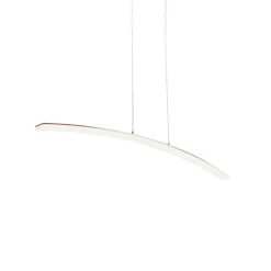 Arbejdsrum/Kontor|Pendellamper ^ Lucande LED-pendellampe Lorian, 99 cm, krom, metal