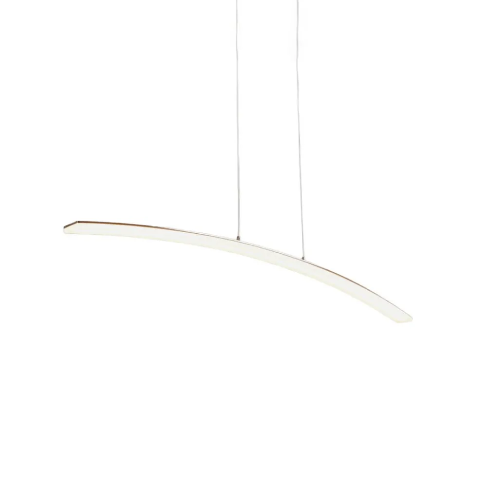 Arbejdsrum/Kontor|Pendellamper ^ Lucande LED-pendellampe Lorian, 99 cm, krom, metal