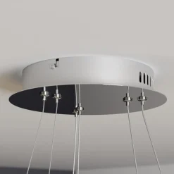 Lucande Pendellamper|Pendellamper > LED-pendellampe Lyani, 60 cm, 2 lyskilder, krom, dæmpbar