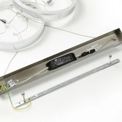 Pendellamper|Pendellamper ^ Lucande LED-pendellampe Lyani, 85 cm, 2 lyskilder, krom, dæmpbar