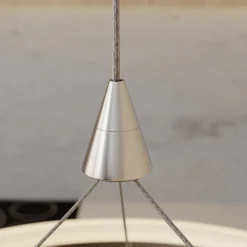 Pendellamper|Pendellamper ^ Lucande LED-pendellampe Lyani, 85 cm, 2 lyskilder, krom, dæmpbar