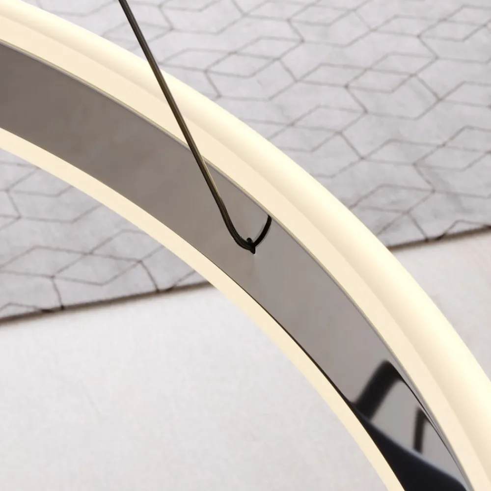 Pendellamper ^ Lucande LED-pendellampe Lyani, 80 cm, krom, dæmpbar