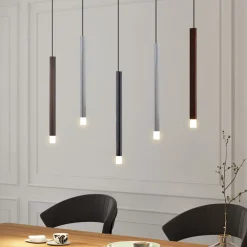 Lucande Pendellamper > LED-pendellampe Stoika, 88 cm, 5 lyskilder, metal