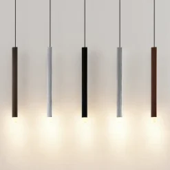 Lucande Pendellamper > LED-pendellampe Stoika, 88 cm, 5 lyskilder, metal
