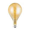 Lucande Dæmpbar Led-Pære|Filament Pære > LED-pære E27 A160 4W 2.700K dæmpbar ravfarvet