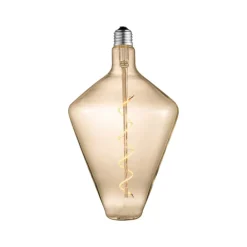 Lucande Dæmpbar Led-Pære|Filament Pære > LED-pære, E27, Ø15 cm, 4 W, 2700 K, ravfarvet