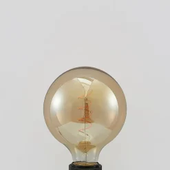 Lucande Dæmpbar Led-Pære|Filament Pære > LED-pære E27 G125 4W 2.700K dæmpbar ravfarvet