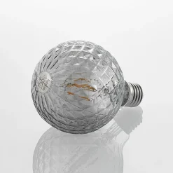 Lucande Dæmpbar Led-Pære|Led Pærer > LED-pære E27 G95 4W 1.800K dæmpbar røg
