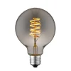 Lucande Dæmpbar Led-Pære|Filament Pære > LED-pære E27 G95 4W smoke 1.800K dæmpbar