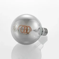 Lucande Dæmpbar Led-Pære|Filament Pære > LED-pære E27 G95 4W smoke 1.800K dæmpbar