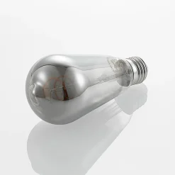 Lucande Dæmpbar Led-Pære|Led Pærer > LED-pære E27 ST64 4W 1.800K dæmpbar titan