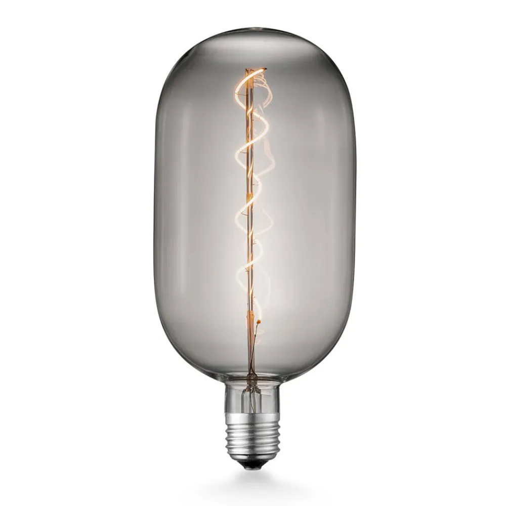 Lucande Dæmpbar Led-Pære|Led Pærer > LED-pære E27 T140 4W 1.800K dæmpbar røgfarvet