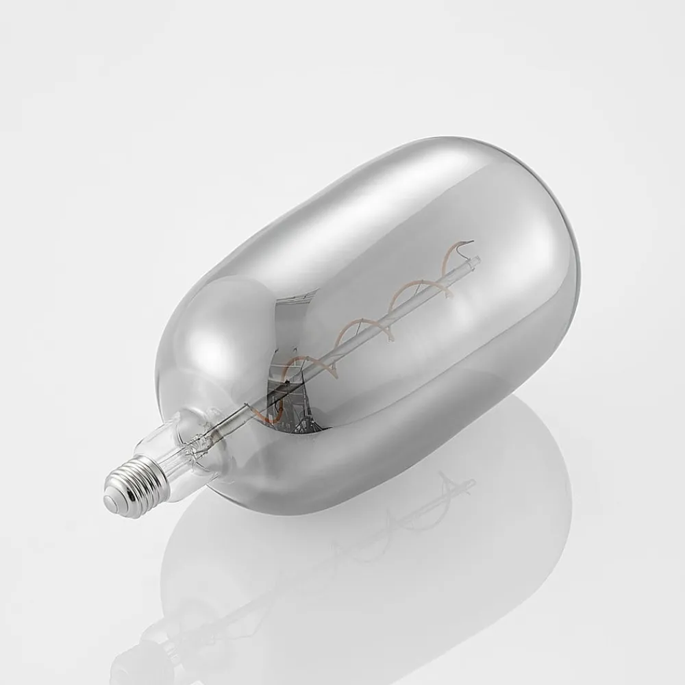Lucande Dæmpbar Led-Pære|Led Pærer > LED-pære E27 T140 4W 1.800K dæmpbar røgfarvet