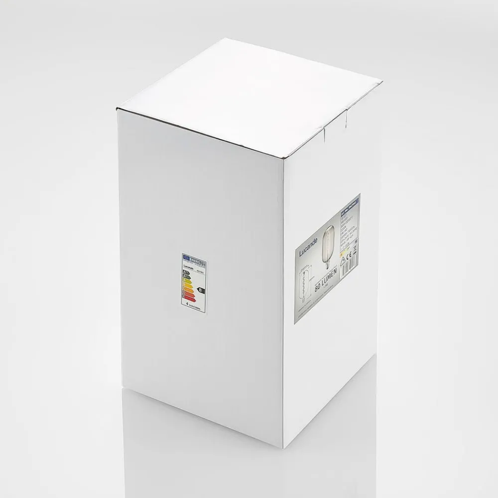Lucande Dæmpbar Led-Pære|Led Pærer > LED-pære E27 T140 4W 1.800K dæmpbar røgfarvet