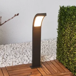 Lucande Terrassebelysning|Gadebelysning > LED pullert Juvia, 60 cm, antracit, IP54