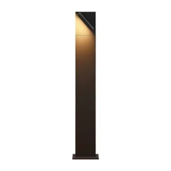 Lucande Terrassebelysning > LED pullert Silvan, 100 cm, antracit, metal