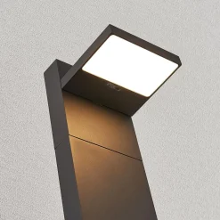 Lucande Terrassebelysning > LED pullert Silvan, 100 cm, antracit, metal