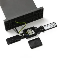 Gadebelysning Med Sensor|Terrassebelysning ^ Lucande LED pullert Silvan, 65 cm, sensor, antracit