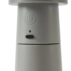 Lucande Bordlamper > LED-saltbøsse Salt, lysegrå, batteri, IP44