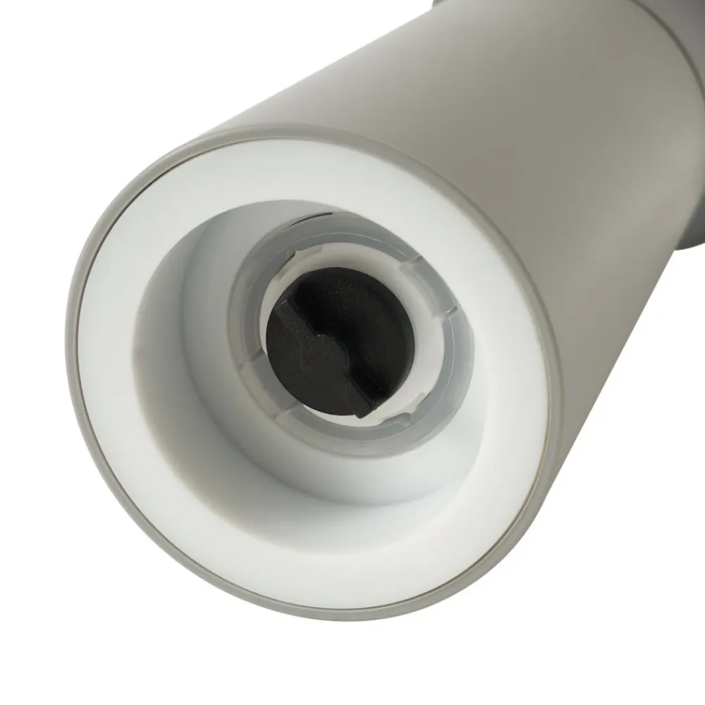 Lucande Bordlamper > LED-saltbøsse Salt, lysegrå, batteri, IP44