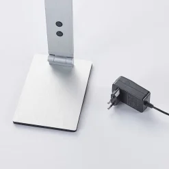 Arbejdsrum/Kontor|Bordlamper ^ Lucande LED-skrivebordslampe Nicano, grå, metal, dæmpbar.