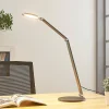 Arbejdsrum/Kontor|Bordlamper ^ Lucande LED-skrivebordslampe Mion, 41 cm, rund, dæmpbar