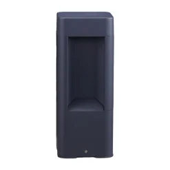 Lucande Terrassebelysning > LED-sokkellampe Annika, antracit, metal, 30 cm