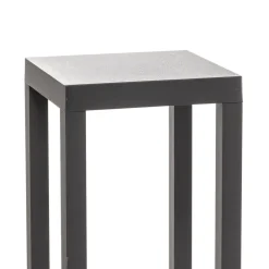 Sokkellamper ^ Lucande LED-sokkellampe Carlota, 50 cm, antracit, aluminium
