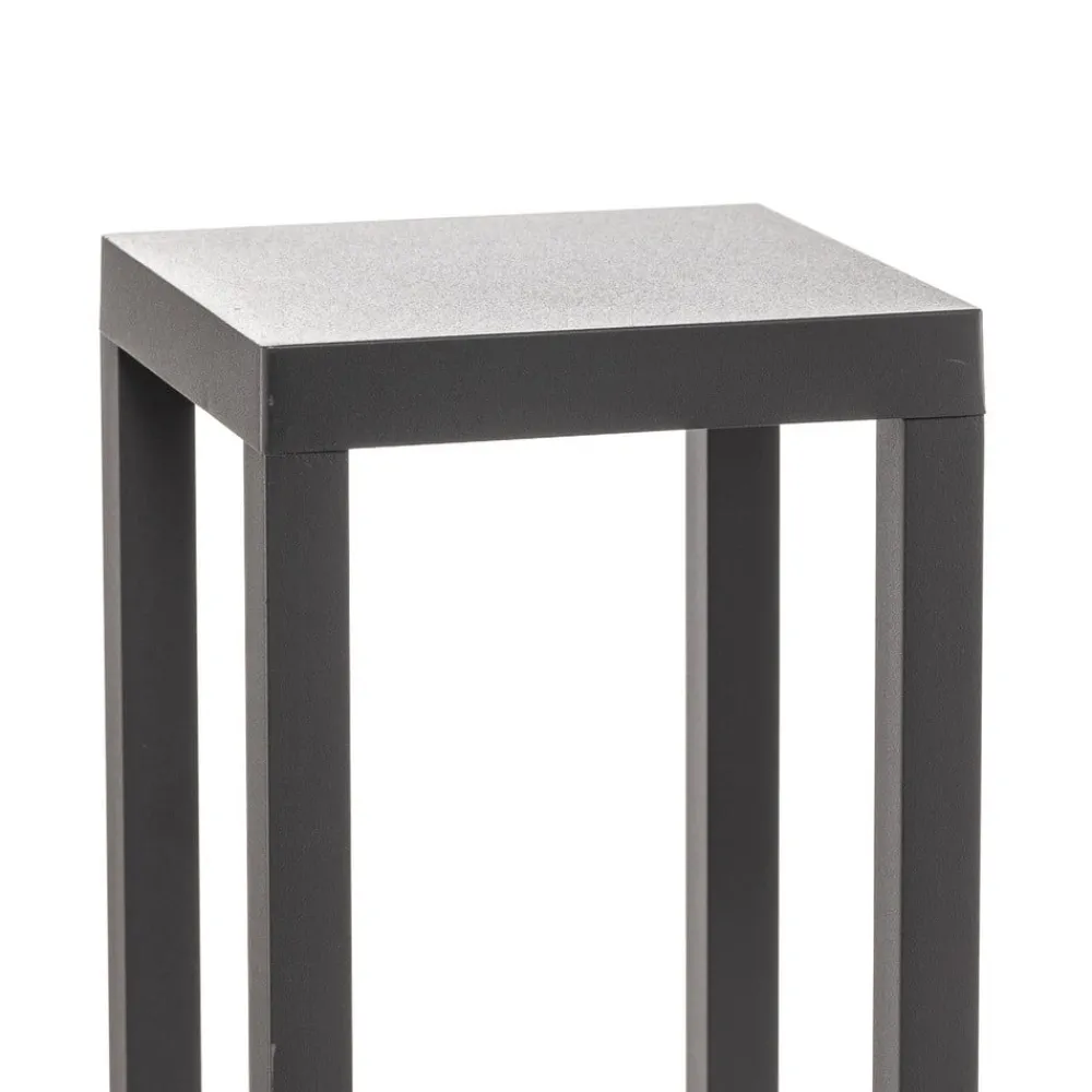 Sokkellamper ^ Lucande LED-sokkellampe Carlota, 50 cm, antracit, aluminium