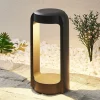Terrassebelysning|Sokkellamper ^ Lucande LED-sokkellampe Habsa, 30 cm, antracit, metal