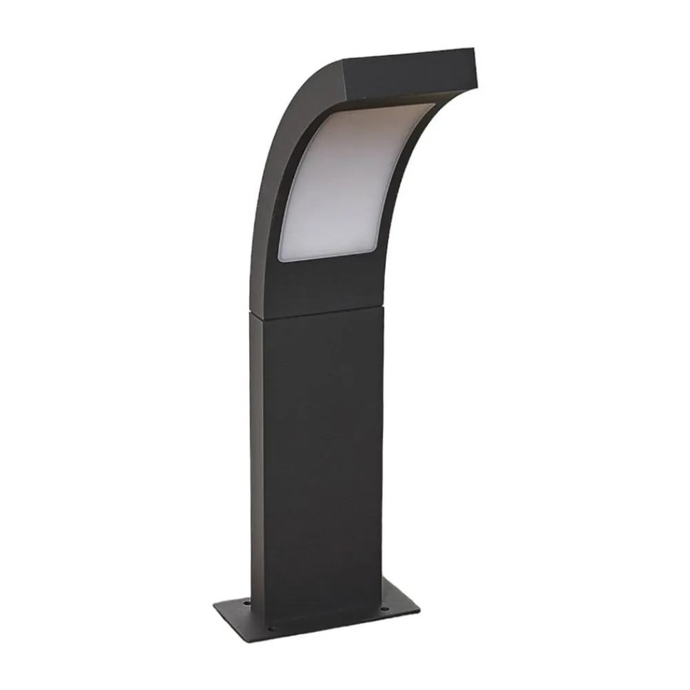 Lucande Sokkellamper > LED-sokkellampe Juvia, 40 cm, antracit, IP54