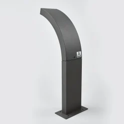 Lucande Sokkellamper > LED-sokkellampe Juvia, 40 cm, antracit, IP54
