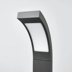 Lucande Sokkellamper > LED-sokkellampe Juvia, 40 cm, antracit, IP54