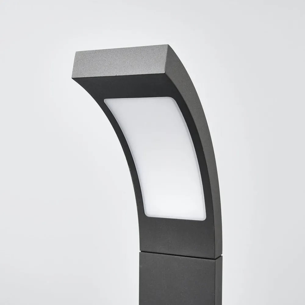 Lucande Sokkellamper > LED-sokkellampe Juvia, 40 cm, antracit, IP54