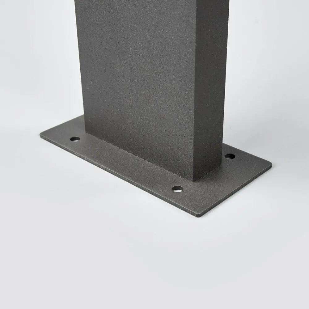 Lucande Sokkellamper > LED-sokkellampe Juvia, 40 cm, antracit, IP54