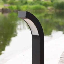 Lucande Terrassebelysning|Gadebelysning > LED-sokkellampe Lennik, 60 cm, antracit, metal