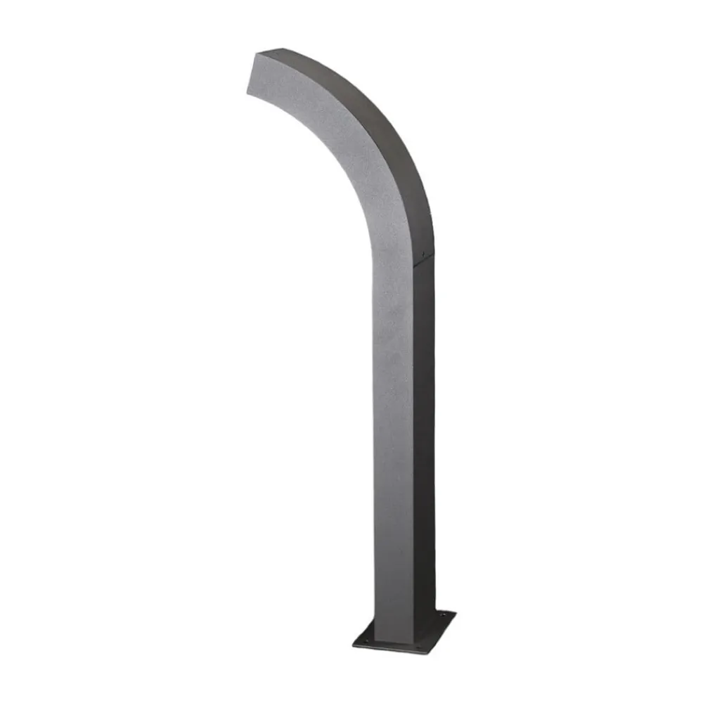 Lucande Terrassebelysning|Gadebelysning > LED-sokkellampe Lennik, 60 cm, antracit, metal