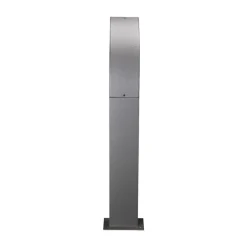 Lucande Terrassebelysning|Gadebelysning > LED-sokkellampe Lennik, 60 cm, antracit, metal