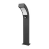 Lucande Sokkellamper Med Sensor|Terrassebelysning > LED-sokkellampe Lennik, sensor, 60 cm, antracit