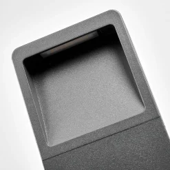 Sokkellamper ^ Lucande LED-sokkellampe Leya, 4 stk, 35cm, antracit, IP54